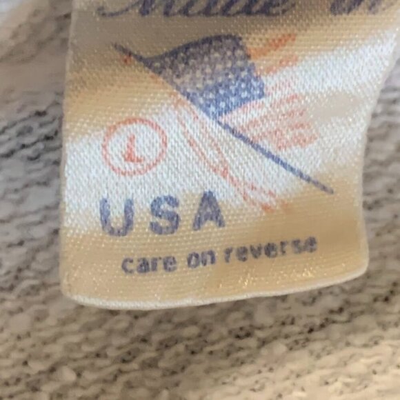 San Francisco Vintage 90s California Stripe Spellout Pullover Sweatshirt Size XL - Picture 8 of 13